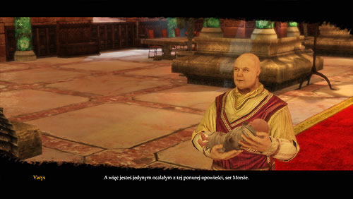 After the fight Varys brings the Jeynas child to the throne room - Ice and Fire [MQ] - Chapter 16 - Mors or Alester - Game of Thrones - Game Guide and Walkthrough