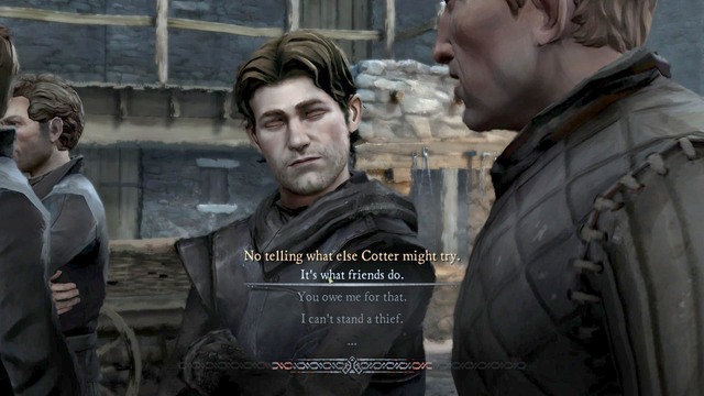 Its what friends do / Finn will remember that - Chapter 1 | Episode 3: The Sword in the Darkness - Episode 3: The Sword in the Darkness - Game of Thrones: A Telltale Games Series Game Guide