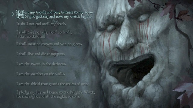 After the conversation, use the directional buttons to get to the tree - Chapter 1 | Episode 3: The Sword in the Darkness - Episode 3: The Sword in the Darkness - Game of Thrones: A Telltale Games Series Game Guide