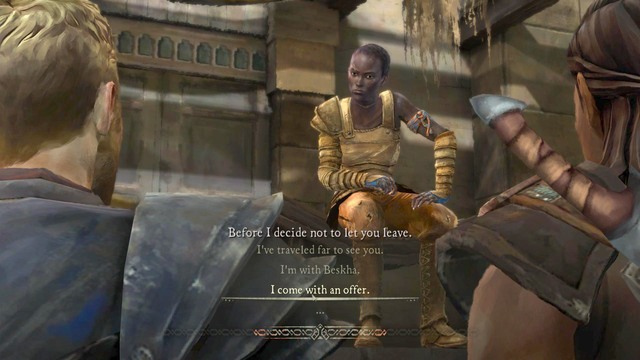 After pushing or hitting the beast follow Beskha - Chapter 4 | Episode 5: A Nest of Vipers - Episode 5: A Nest of Vipers - Game of Thrones: A Telltale Games Series Game Guide