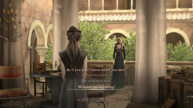 Chapter five will start off with the conversation with the Renegade Queen, Cersei - Chapter 5 | Episode 5: A Nest of Vipers - Episode 5: A Nest of Vipers - Game of Thrones: A Telltale Games Series Game Guide