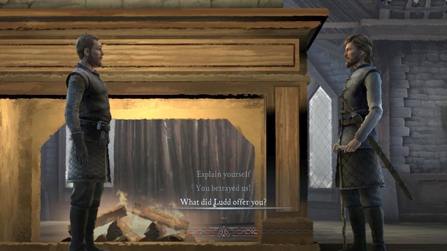 After talking to Talia you will go to talk with the traitor - Chapter 6 | Episode 5: A Nest of Vipers - Episode 5: A Nest of Vipers - Game of Thrones: A Telltale Games Series Game Guide