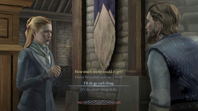 I have troubling news - Chapter 5 | Episode 3: The Sword in the Darkness - Episode 3: The Sword in the Darkness - Game of Thrones: A Telltale Games Series Game Guide