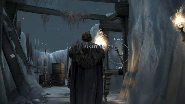 Go along the middle of the wall and start lighting the torches - Chapter 6 | Episode 3: The Sword in the Darkness - Episode 3: The Sword in the Darkness - Game of Thrones: A Telltale Games Series Game Guide