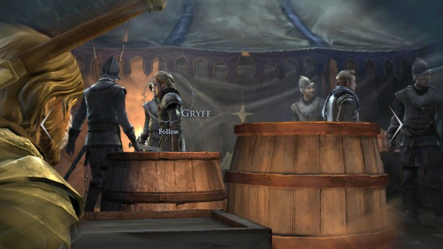 Complete sneaking sections after getting to Whitehills camp - Chapter 6 | Episode 6: The Ice Dragon - Episode 6: The Ice Dragon - Game of Thrones: A Telltale Games Series Game Guide