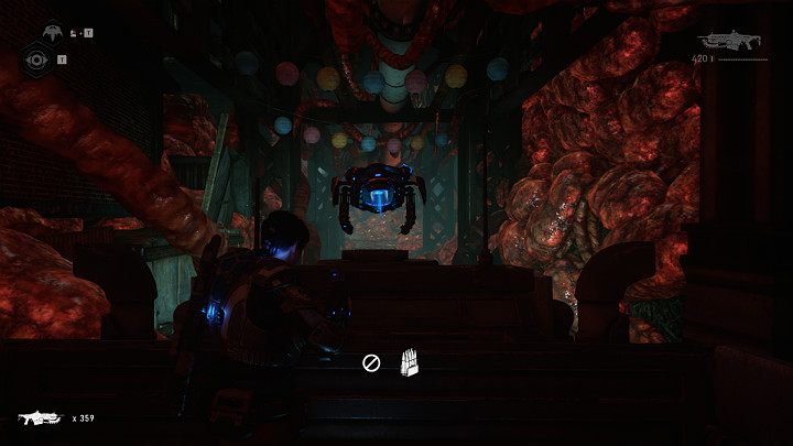 While you are riding in the back of a military vehicle, you can try to eliminate the enemies or crouch and wait until you arrive at the specified location - Act 4 Chapter 2 - The Fall | Gears 5 Walkthrough - Act IV - Gears 5 Guide