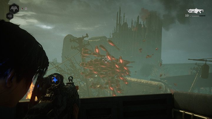 During the ride, you will face more opponents - Act 4 Chapter 2 - The Fall | Gears 5 Walkthrough - Act IV - Gears 5 Guide