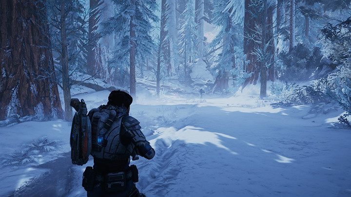 Looking for clues about their relationship with the Swarm, Kait and Del enter the New Hope research facility - Act 2 Chapter 3 - Forest for the trees | Gears 5 Walkthrough - Act II - Gears 5 Guide