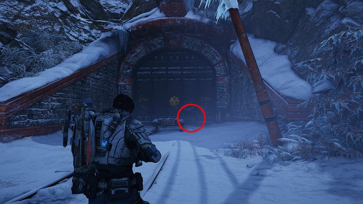 After reaching the gateway leading to the New Hope research facility, go inside through a small hole in the large gate - Act 2 Chapter 3 - Forest for the trees | Gears 5 Walkthrough - Act II - Gears 5 Guide