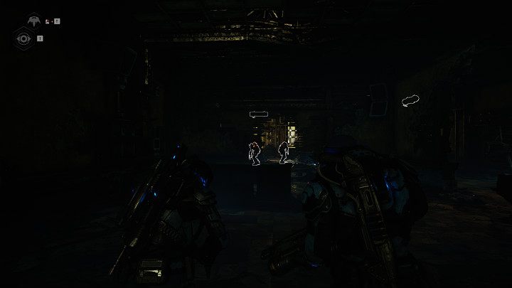 Two sleeping robots, presented in the picture above, arent the only threat waiting for you - Act 2 Chapter 3 - Forest for the trees | Gears 5 Walkthrough - Act II - Gears 5 Guide