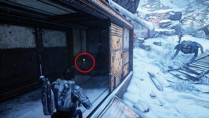 A component is in the abandoned car - Act 2 Chapter 4 - The Source of It All | Gears 5 Walkthrough - Act II - Gears 5 Guide