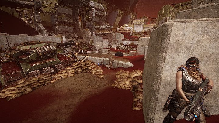 This place is guarded by a lot of monsters - Act 3 Chapter 1 - Fighting Chance | Gears 5 Walkthrough - Act III - Gears 5 Guide