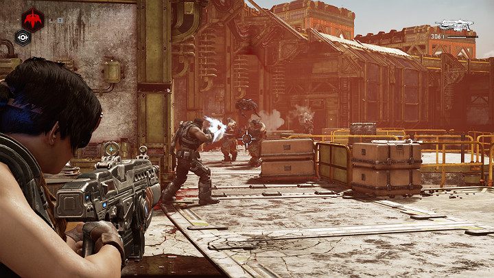 Prepare yourself - there are many enemies in the new location - Act 3 Chapter 2 - Rocket Plan | Gears 5 Walkthrough - Act III - Gears 5 Guide