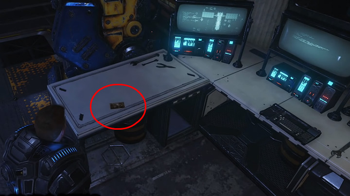 The first collectible in this chapter is right at the very beginning - Act 1 Chapter 2 - Diplomacy | Gears 5 Collectibles - Act I - Gears 5 Guide