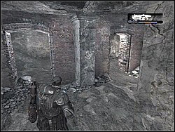 You'll find yourself in a big hall and under Troika fire - Fish in the Barrel/Fork in... - Act I: - Gears of War (XBOX360) - Game Guide and Walkthrough