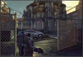 Right after you will see a Wretch, you will have to learn how to jump over obstacles - Tip of the Spear - Welcome to Delta - Tip of the Spear - Gears of War 2 - Game Guide and Walkthrough