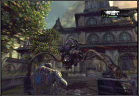 Before you there is an open area defended by the Locust - Tip of the Spear - Desperation - Tip of the Spear - Gears of War 2 - Game Guide and Walkthrough