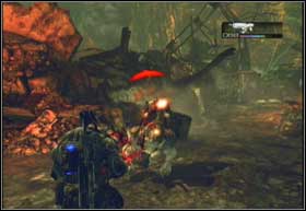 You're back on surface, but the area is completely demolished - Denizens - Sinking Feeling - Denizens - Gears of War 2 - Game Guide and Walkthrough