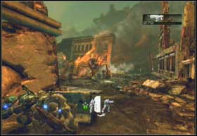 In order to find a safe escape point you have to exit the caves - Denizens - Captivity - Denizens - Gears of War 2 - Game Guide and Walkthrough