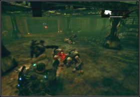 Take the explosives to the secured door - Gathering Storm - Dirty Little Secrets - Gathering Storm - Gears of War 2 - Game Guide and Walkthrough