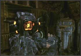 Follow the Locust's patrol, each time waiting for them to check the terminal - Hive - Answers - Hive - Gears of War 2 - Game Guide and Walkthrough