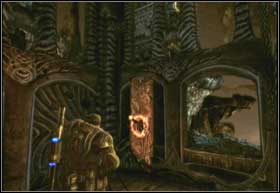 Another hard fight awaits you near the tower with a switch - Hive - Hornets Nest - Hive - Gears of War 2 - Game Guide and Walkthrough