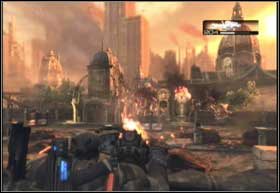 You will have to fight with a couple waves of enemies - Aftermath - Desperate Stand - Aftermath - Gears of War 2 - Game Guide and Walkthrough