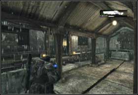 Open the gates one after another to form a roof and pass under it - Gathering Storm - Rude Awakening - Gathering Storm - Gears of War 2 - Game Guide and Walkthrough