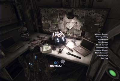 To find third collectible back to the corridor and pass through second door on left - Chapter 1 - Anchored - Act I - Gears of War 3 - Game Guide and Walkthrough