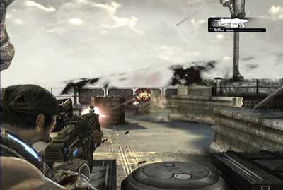 Afterward you deal with enemies continue march - Chapter 1 - Anchored - Act I - Gears of War 3 - Game Guide and Walkthrough