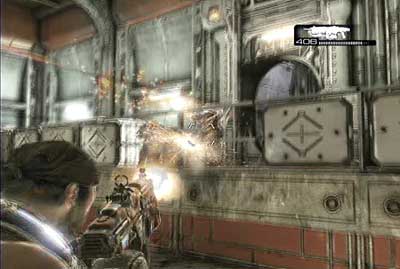 Then headway to the corridor which leads to the landing pad with a helicopter - Chapter 2 - Abandon Ship - p. 1 - Act I - Gears of War 3 - Game Guide and Walkthrough