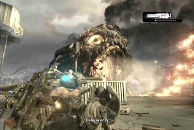 Exit the hangar and turn right - Chapter 2 - Abandon Ship - p. 2 - Act I - Gears of War 3 - Game Guide and Walkthrough