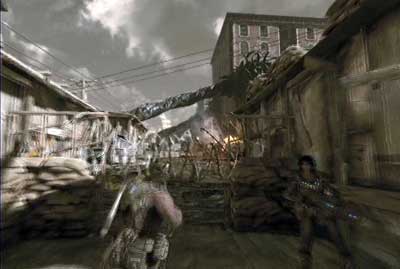 Leave the playground and purge the next street from enemies - Chapter 3 - Homecoming - p. 1 - Act I - Gears of War 3 - Game Guide and Walkthrough