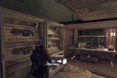 If you want to you can also arm with new weapons, which can be find in the armory on the left - Chapter 4 - Helping Hand - Act I - Gears of War 3 - Game Guide and Walkthrough