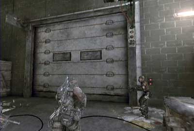 In the end pass through the iron gate which will be opened by your guide - Chapter 4 - Helping Hand - Act I - Gears of War 3 - Game Guide and Walkthrough