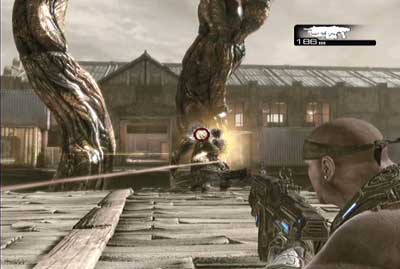 Start heading toward stadium - Chapter 4 - Helping Hand - Act I - Gears of War 3 - Game Guide and Walkthrough