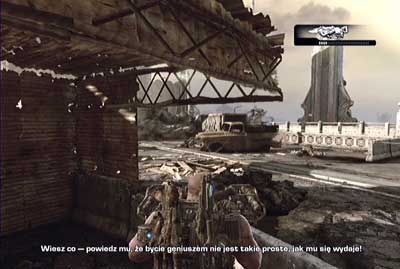 After few steps the next cut-scene will begin - Chapter 6 - Hanging by a Thread - p. 2 - Act I - Gears of War 3 - Game Guide and Walkthrough