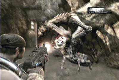 Start walking ahead - Chapter 2 - House of Sand - Act II - Gears of War 3 - Game Guide and Walkthrough