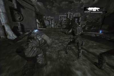 When you will be near the fort the berserker will show up on the battlefield - Chapter 2 - Rescue - Act III - Gears of War 3 - Game Guide and Walkthrough