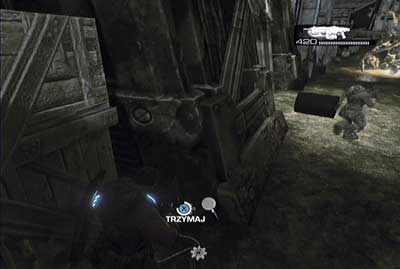 At the beginning of the fight look left - Chapter 2 - Rescue - Act III - Gears of War 3 - Game Guide and Walkthrough