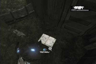 You also should walk round building standing in the centre of the area - Chapter 2 - Rescue - Act III - Gears of War 3 - Game Guide and Walkthrough