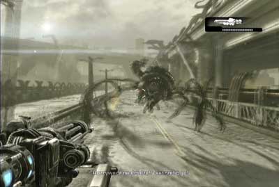 This time you will only firing a machinegun mounted on the vehicle - Chapter 3 - Breakneck Run - Act III - Gears of War 3 - Game Guide and Walkthrough