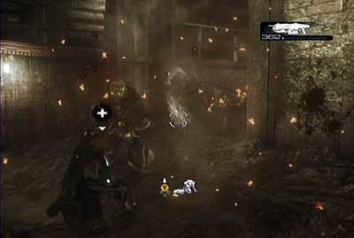 Back to the main path and continue to the sewers where you have to defeat lots of mutated humans - Chapter 4 - Ghost Town - Act III - Gears of War 3 - Game Guide and Walkthrough