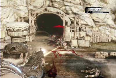 Pass through the cave and get outside where the last battle awaits - Chapter 5 - Brothers to the End - Act III - Gears of War 3 - Game Guide and Walkthrough