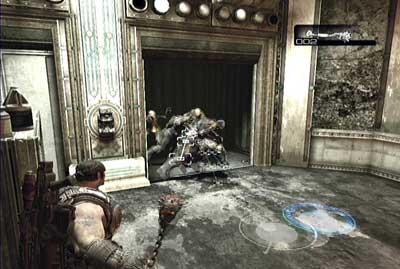 When they are all dead enter the building - Chapter 2 - Crater - Act IV - Gears of War 3 - Game Guide and Walkthrough