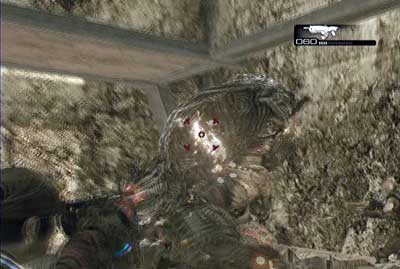 When you get to the higher floor push aside a car - Chapter 2 - Crater - Act IV - Gears of War 3 - Game Guide and Walkthrough