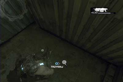 When you get to the ship deck look right - Chapter 5 - Bon Voyage - p. 1 - Act IV - Gears of War 3 - Game Guide and Walkthrough