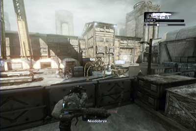 Leave the room and quickly move to the ship's side - Chapter 5 - Bon Voyage - p. 2 - Act IV - Gears of War 3 - Game Guide and Walkthrough