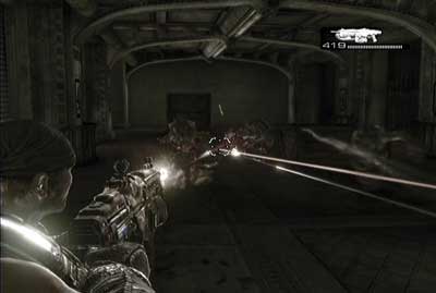 If you want to get a Cog Tag #13, before you enter the elevator go to the opposite corridor and look left - Chapter 2 - Blackout - p. 1 - Act V - Gears of War 3 - Game Guide and Walkthrough