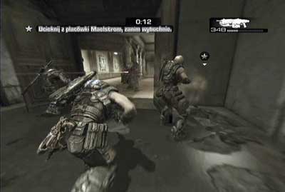 After you've turned all the valves start running from the base - Chapter 2 - Blackout - p. 2 - Act V - Gears of War 3 - Game Guide and Walkthrough